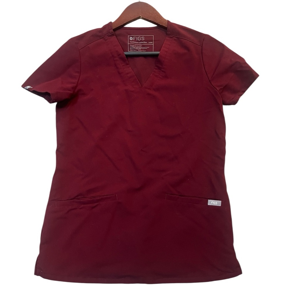 FIGS Women's V-Neck Technical Scrub Top Size XXS PO 1699